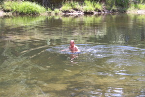 Bob from Merced, CA swimming in Yosemite